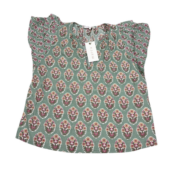 Marea Womens Size XS Floral Blouse - Picture 1 of 9